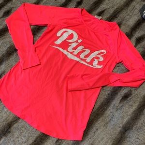 Pink running long sleeve
